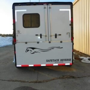 2022 Double D Reverse Slant 2 Horse Bumper Pull