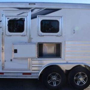 2022 Lakota Charger LQ 2 Horse Trailer with 9' Short Wall