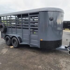 2023 BCI Stock Trailer 6'X16' Eco Series Bumper Pull