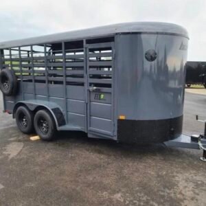 2023 BCI Stock Trailer 6'X16' Eco Series Bumper Pull