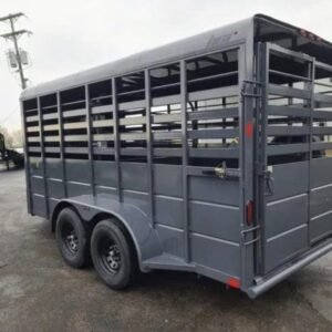 2023 BCI Stock Trailer 6'X16' Eco Series Bumper Pull