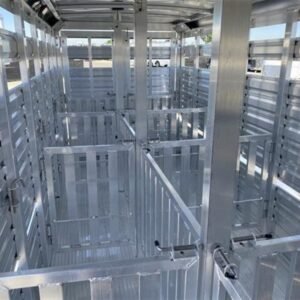 2024 Exiss Exhibitor Mini 615 Bumper Pull Stock Trailer, 8 pens