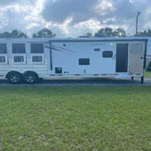 2024 Lakota Charger 8411RKGLQ 4 Horse Trailer with 11' Short Wall