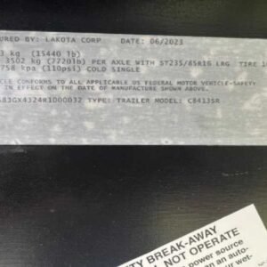 2024 Lakota Charger 8411RKGLQ 4 Horse Trailer with 11' Short Wall