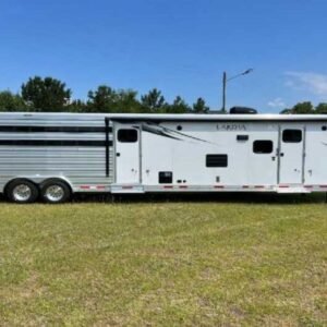 2024 Lakota Charger LE81413SR Stock Trailer with 13' Short Wall