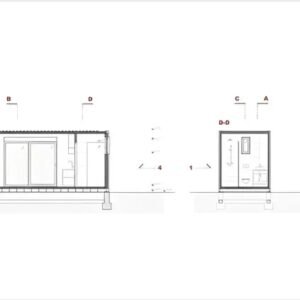 20ft Custom Shipping container Office, Container House - Colli Trans Containers