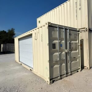 20ft One-Trip Shipping Container with 10ft Roll-Up Door - Colli Trans Containers