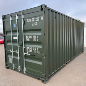 20Ft Shipping Container (One Trip) – Dark Green - Colli Trans Containers