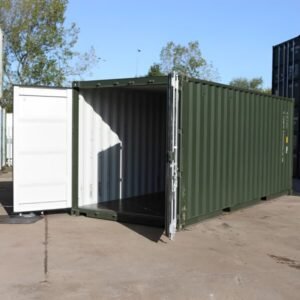 20Ft Shipping Container (One Trip) - Dark Green - Quality 100%