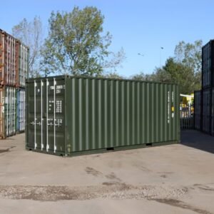 20Ft Shipping Container (One Trip) - Dark Green - Quality 100%