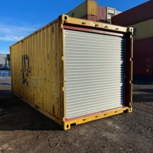 20ft Used Shipping Container with Roller Shutter Door - Top Quality