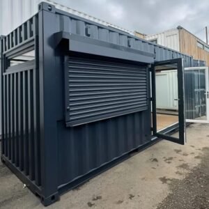20ft x 8ft Custom Shipping Container Conversion – Portable Building - Colli Trans Containers