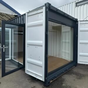 20ft x 8ft Custom Shipping Container Conversion – Portable Building - Colli Trans Containers