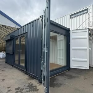 20ft x 8ft Custom Shipping Container Conversion – Portable Building - Colli Trans Containers