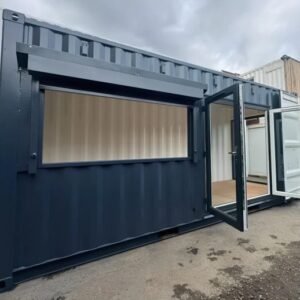 20ft x 8ft Custom Shipping Container Conversion – Portable Building - Colli Trans Containers