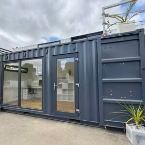20ft x 8ft Custom Shipping Container Conversion | Portable Building | Garden Office - M-W Containers