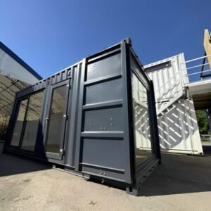 20ft x 8ft Custom Shipping Container Conversion | Portable Building | Garden Office - M-W Containers