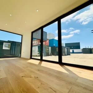 20ft x 8ft Custom Shipping Container Converted Office | Portable Building | Garden Office - M-W Containers