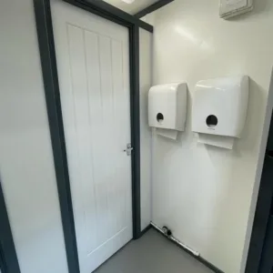 20ft x 8ft Shipping Container Toilet Block - READING - First Choice Shipping Containers