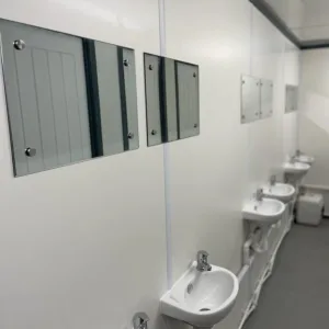 20ft x 8ft Shipping Container Toilet Block - READING - First Choice Shipping Containers