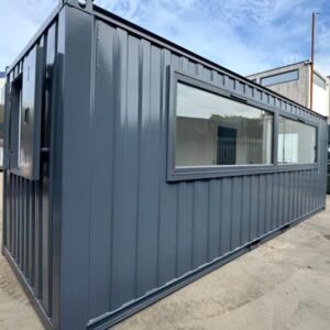 21ft x 8ft Custom Cabin Office / Canteen | Picture Windows | Portable Building - M-W Containers