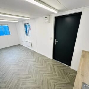 21ft x 8ft Office / Canteen Cabin - Refurbished Anti-Vandal Portable Building, 21ft container office for sale at AnchorBox (view 4)