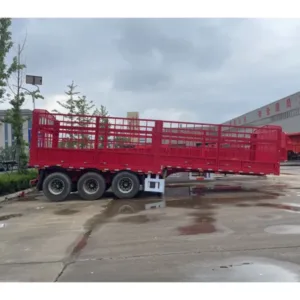 3 Axles Heavy Transport Cargo High Side Truck Trailer - Waitrosecowes Store