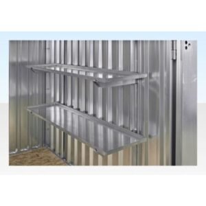 3M X 2.1M Flat Pack Storage Container – Galvanised