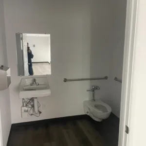 40ft Shipping Container Office with ADA Restroom - Buy Now