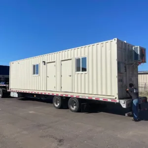 40ft Shipping Container Office with ADA Restroom - Buy Now