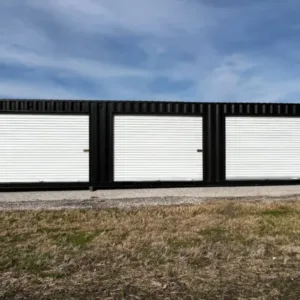 40ft Shipping Container w/3 Roll-Up Side Doors - First Choice Shipping Containers