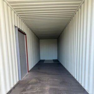40ft shipping container with man door