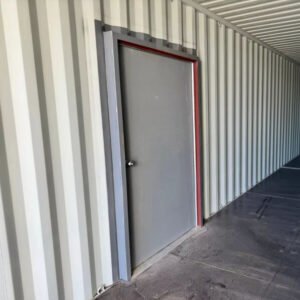 40ft shipping container with man door
