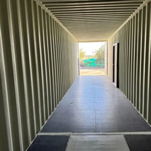 40ft shipping container with man door