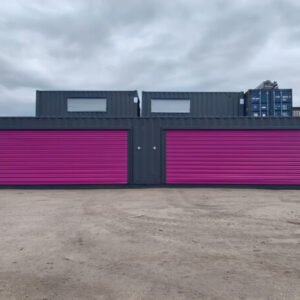 40Ft x 8Ft Shipping Container With Double Roll-Up Doors - M-W Containers