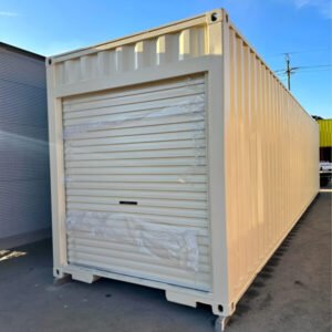 40ft X 8ft Shipping Container With Roll-Up Door - M-W Containers