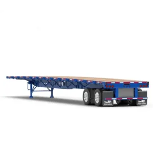 45ft Semi Trailer - 3 Axle Low Flatbed Container Semi Trailer - Waitrosecowes Store