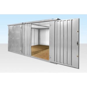 4M X 4.2M Side Linked Flat Pack Container Bundle (Galvanised)