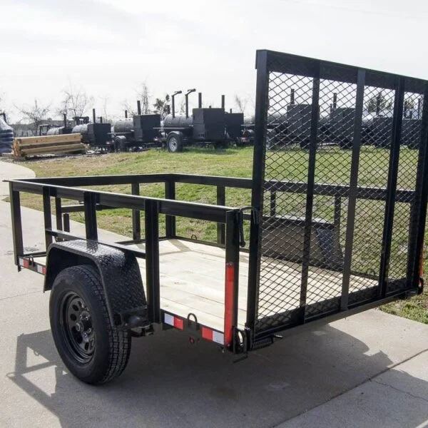 5×8 Straight Deck Utility Trailer with 2ft Side Rails 3500lb Axle 5×8 Straight Deck Utility Trailer with 2ft Side Rails 3500lb Axle
