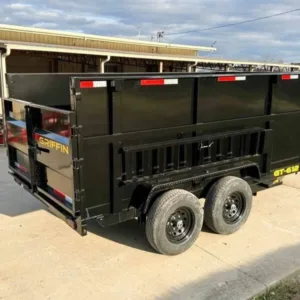 6×12 Hydraulic Dump Trailer with 4ft Sides (2) 5,200lb Axles