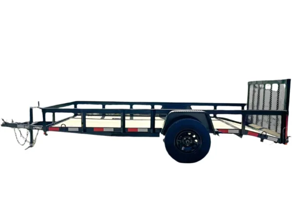 6.4×12 Powder Coated Dovetail Utility Trailer 3500lb Axle 6.4×12 Powder Coated Dovetail Utility Trailer 3500lb Axle