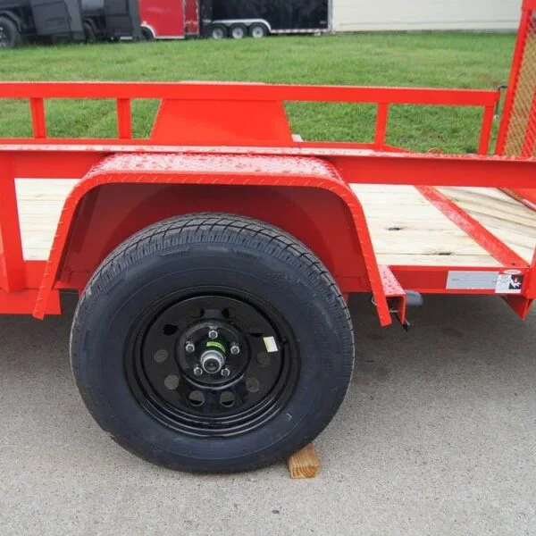 6.4×12 Powder Coated Dovetail Utility Trailer 3500lb Axle 6.4×12 Powder Coated Dovetail Utility Trailer 3500lb Axle