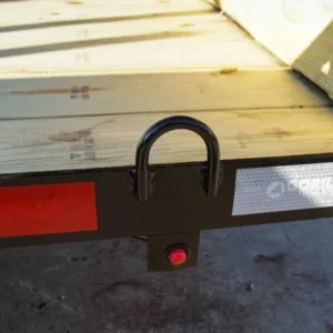 6.4×12 Straight Deck Utility Trailer 4.5ft Ladder Racks (2) 3,500lb Axles