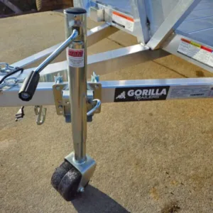 6.4′ X 10′ Gorilla Aluminum Utility Trailer With Gate 3,500lb Axle