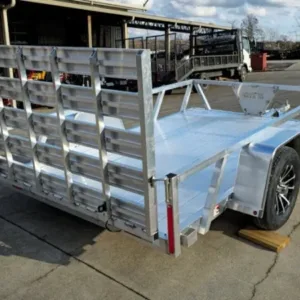 6.4′ X 10′ Gorilla Aluminum Utility Trailer With Gate 3,500lb Axle
