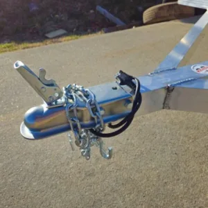 6.4’x12′ Aluminum Utility Trailer With Gate Aluminum Wheels 3500 lb Axle