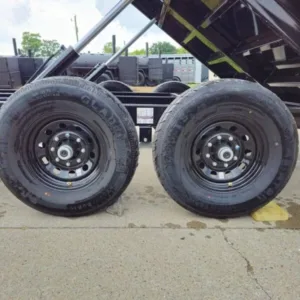 7×12 Hydraulic Dump Trailer with 2ft Sides (2) 6K Axles 12k GVWR