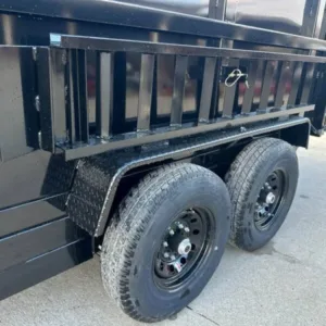 7×12 Hydraulic Dump Trailer with 3ft Sides (2) 6K Axles