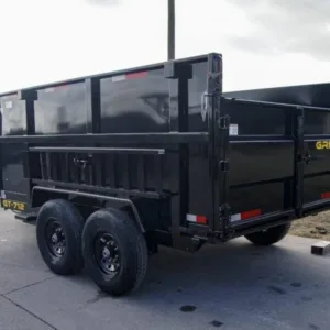 7×12 Hydraulic Dump Trailer with 3ft Sides (2) 6K Axles