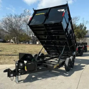 7×12 Hydraulic Dump Trailer with 3ft Sides (2) 6K Axles